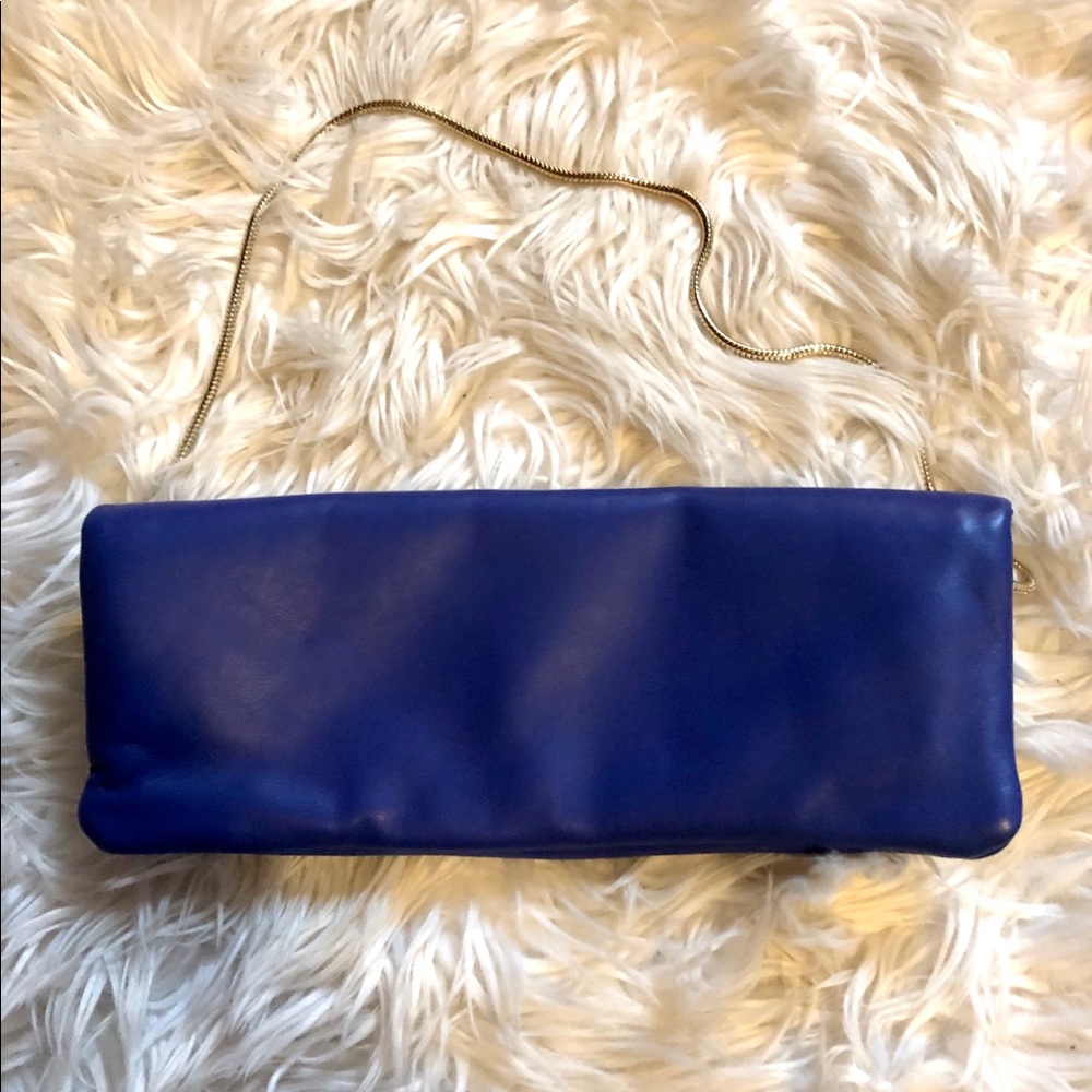 Henri Bendel cobalt blue clutch - Picture 8 of 8